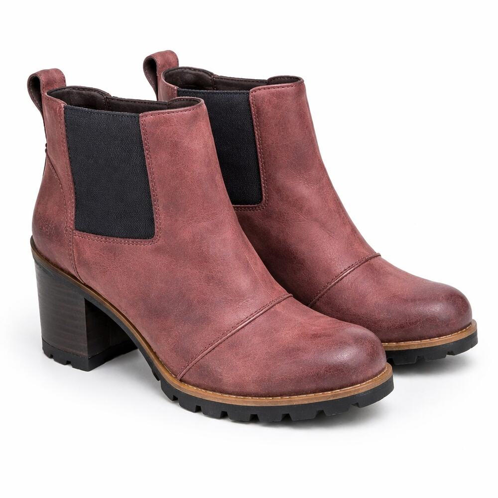 Sorel Addington Chelsea Boots Waterproof Leather Brown Women’s 7